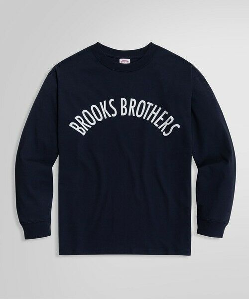 Brooks Brothers / ブルックス ブラザーズ Tシャツ | ◆オンラインストア限定◆LOGO Series コットンジャージー アーチロゴプリント ロングスリーブTシャツ | 詳細17