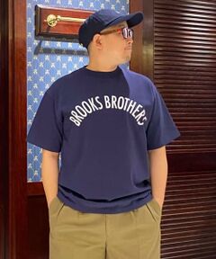 Brooks Brothers / ブルックス ブラザーズ Tシャツ | ◆オンラインストア限定◆LOGO Series　コットンジャージー　アーチロゴプリント　Tシャツ