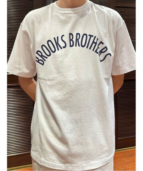 Brooks Brothers / ブルックス ブラザーズ Tシャツ | ◆オンラインストア限定◆LOGO Series　コットンジャージー　アーチロゴプリント　Tシャツ | 詳細8