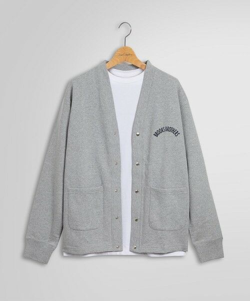 Brooks Brothers / ブルックス ブラザーズ カーディガン・ボレロ | ◆オンラインストア限定◆LOGO Series　アーチロゴプリント　カーディガン | 詳細1
