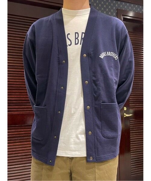 Brooks Brothers / ブルックス ブラザーズ カーディガン・ボレロ | ◆オンラインストア限定◆LOGO Series　アーチロゴプリント　カーディガン | 詳細19