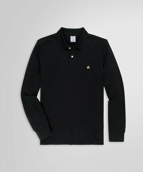 Brooks Brothers/ブルックス ブラザーズ GF スーピマコットン ストレッチピケ パフォーマンス ロングスリーブポロシャツ Slim Fit ブラック L Brooks Brothers/ブルックス ブラザーズ GF スーピマコットン ストレッチピケ パフォーマンス ロングスリーブポロシャツ Slim Fit ブラック L