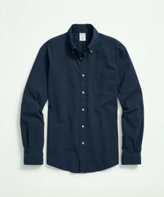 Brooks Brothers / ブルックス ブラザーズ シャツ・ブラウス | ストレッチコットン シアサッカー ソリッド カジュアルシャツ Regular Fit