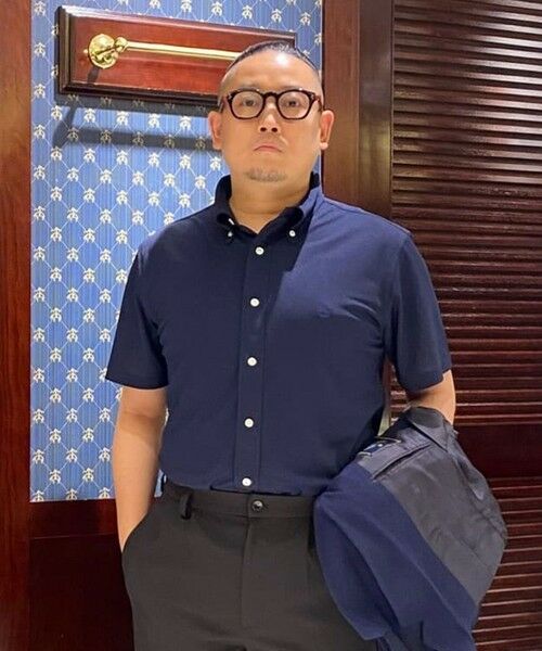 Brooks Brothers/ブルックス ブラザーズ ◆オンラインストア限定◆ポリエステル GFロゴ ショートスリーブ カノコニットシャツ ネイビー S Brooks Brothers/ブルックス ブラザーズ ◆オンラインストア限定◆ポリエステル GFロゴ ショートスリーブ カノコニットシャツ ネイビー S