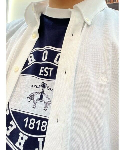 Brooks Brothers / ブルックス ブラザーズ シャツ・ブラウス | ◆オンラインストア限定◆ポリエステル GFロゴ カノコニットシャツ | 詳細4