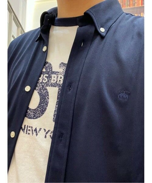 Brooks Brothers / ブルックス ブラザーズ シャツ・ブラウス | ◆オンラインストア限定◆ポリエステル GFロゴ カノコニットシャツ | 詳細10