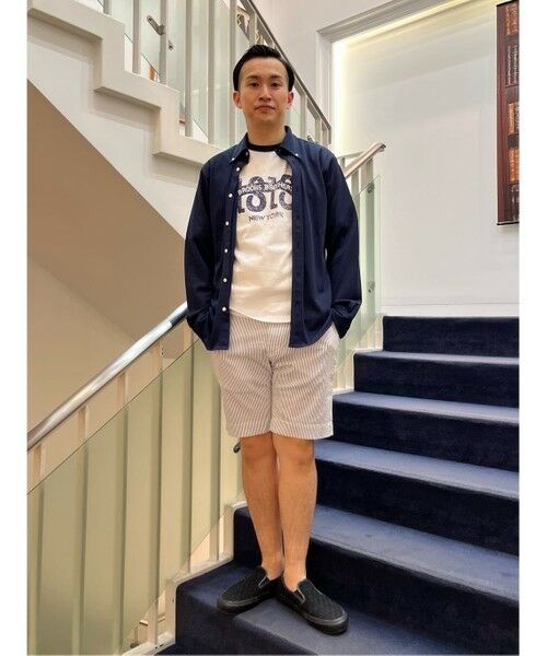 Brooks Brothers / ブルックス ブラザーズ シャツ・ブラウス | ◆オンラインストア限定◆ポリエステル GFロゴ カノコニットシャツ | 詳細7