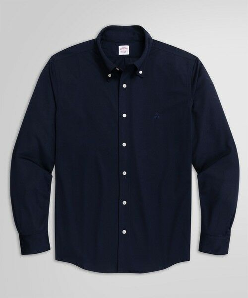 Brooks Brothers/ブルックス ブラザーズ ◆オンラインストア限定◆ポリエステル GFロゴ カノコニットシャツ ネイビー M Brooks Brothers/ブルックス ブラザーズ ◆オンラインストア限定◆ポリエステル GFロゴ カノコニットシャツ ネイビー M