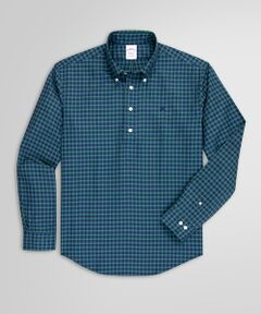 Brooks Brothers / ブルックス ブラザーズ シャツ・ブラウス | コットン GFロゴ チェック プルオーバーシャツ