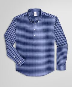 Brooks Brothers / ブルックス ブラザーズ シャツ・ブラウス | コットン GFロゴ チェック プルオーバーシャツ