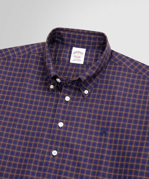 Brooks Brothers / ブルックス ブラザーズ シャツ・ブラウス | コットン GFロゴ チェック プルオーバーシャツ | 詳細1
