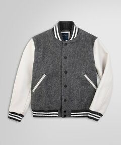 Brooks Brothers / ブルックス ブラザーズ ブルゾン | ウール/カウレザー バーシティジャケット