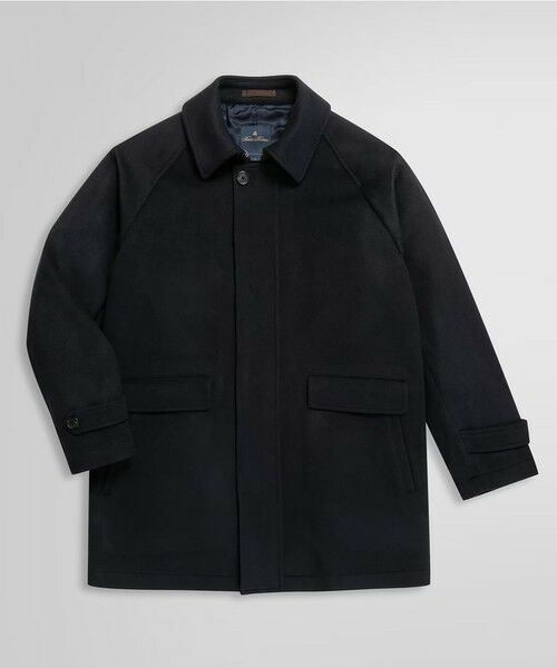 Brooks Brothers/ブルックス ブラザーズ ウール/カシミヤ ラグランスリーブ ウォーキングコート ネイビー S Brooks Brothers/ブルックス ブラザーズ ウール/カシミヤ ラグランスリーブ ウォーキングコート ネイビー S