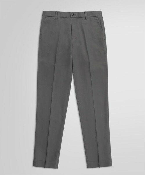 Brooks Brothers / ブルックス ブラザーズ チノ・ワークパンツ | ストレッチコットン アドバンテージチノ プレーンフロントパンツ Slim(ダークグレー)