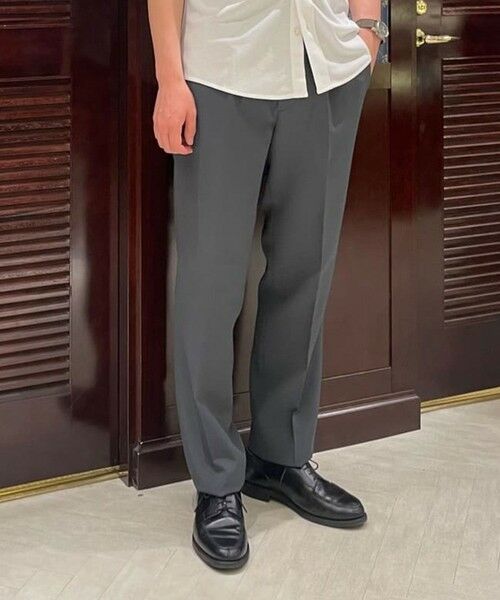 Brooks Brothers/ブルックス ブラザーズ ◆オンラインストア限定◆ストレッチポリエステル プリーテッド ウォッシャブルパンツ グレー M Brooks Brothers/ブルックス ブラザーズ ◆オンラインストア限定◆ストレッチポリエステル プリーテッド ウォッシャブルパンツ グレー M