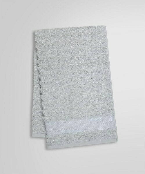 Brooks Brothers/ブルックス ブラザーズ トルココットン ヘリンボーン フェイスタオル グレー ONE SIZE Brooks Brothers/ブルックス ブラザーズ トルココットン ヘリンボーン フェイスタオル グレー ONE SIZE
