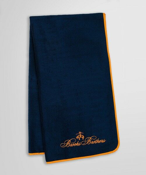Brooks Brothers/ブルックス ブラザーズ トルココットン コントラストトリミング バスタオル ネイビー ONE SIZE Brooks Brothers/ブルックス ブラザーズ トルココットン コントラストトリミング バスタオル ネイビー ONE SIZE