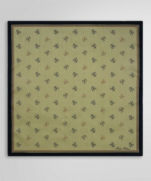 Brooks Brothers / ブルックス ブラザーズ ハンカチ | コットン GFロゴプリント ハンカチ | 詳細1