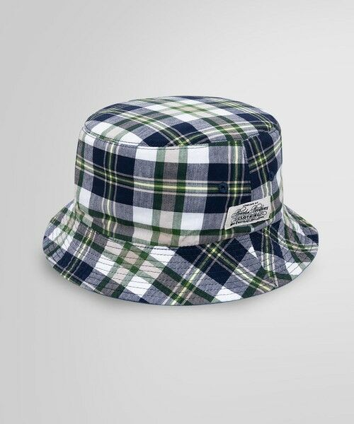Brooks Brothers / ブルックス ブラザーズ ハット | ◆Archive Collection◆コットン マドラスチェック/シャンブレー リバーシブル バケットハット（マルチ）
