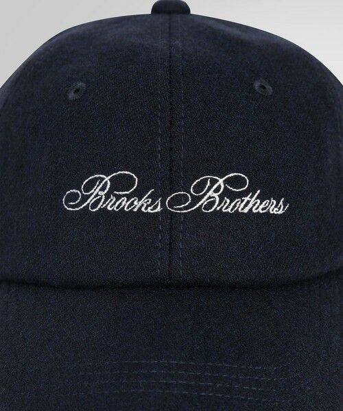 Brooks Brothers / ブルックス ブラザーズ キャップ | ウール/ナイロン メルトン ロゴ ベースボールキャップ | 詳細2