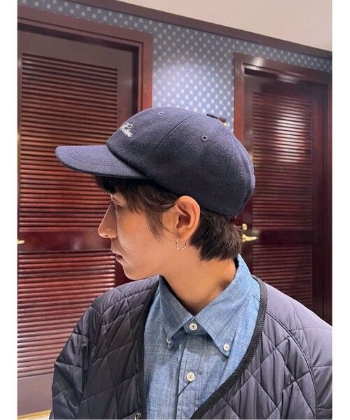 Brooks Brothers / ブルックス ブラザーズ キャップ | ウール/ナイロン メルトン ロゴ ベースボールキャップ | 詳細5
