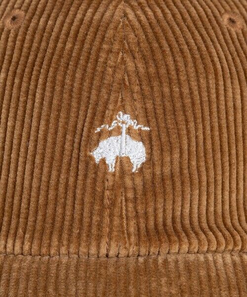 Brooks Brothers / ブルックス ブラザーズ キャップ | コットン 8-Waleコーデュロイ GFロゴ ベースボールキャップ | 詳細2