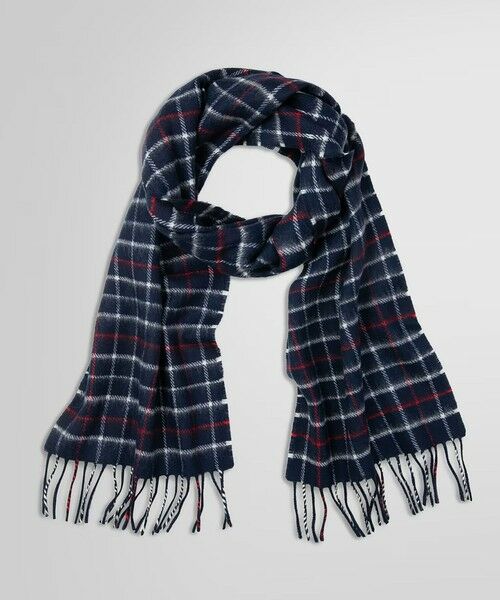 Brooks Brothers/ブルックス ブラザーズ ラムズウール タッターソール マフラー ネイビー ONE SIZE Brooks Brothers/ブルックス ブラザーズ ラムズウール タッターソール マフラー ネイビー ONE SIZE