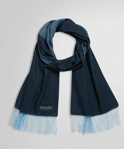 Brooks Brothers/ブルックス ブラザーズ カシミヤ リバーシブルマフラー ネイビー ONE SIZE Brooks Brothers/ブルックス ブラザーズ カシミヤ リバーシブルマフラー ネイビー ONE SIZE