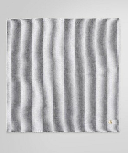 Brooks Brothers / ブルックス ブラザーズ ハンカチ | コットン オックスフォード GFロゴ キャンディストライプ ハンカチ | 詳細2