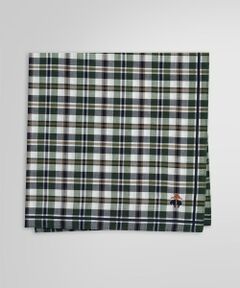 Brooks Brothers / ブルックス ブラザーズ ハンカチ | コットン GFロゴ チェック ハンカチ