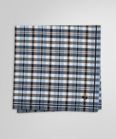 Brooks Brothers / ブルックス ブラザーズ ハンカチ | コットン GFロゴ チェック ハンカチ