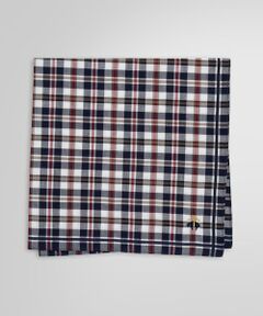Brooks Brothers / ブルックス ブラザーズ ハンカチ | コットン GFロゴ チェック ハンカチ