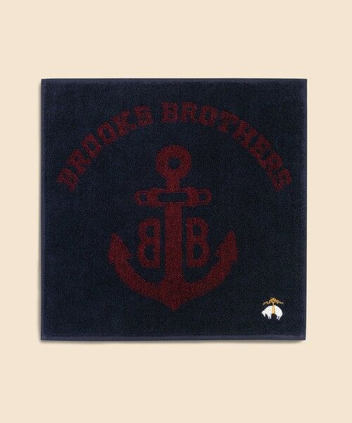 Brooks Brothers/ブルックス ブラザーズ スーピマコットン GFロゴ ビッグアンカー ミニタオル ネイビー ONE SIZE Brooks Brothers/ブルックス ブラザーズ スーピマコットン GFロゴ ビッグアンカー ミニタオル ネイビー ONE SIZE