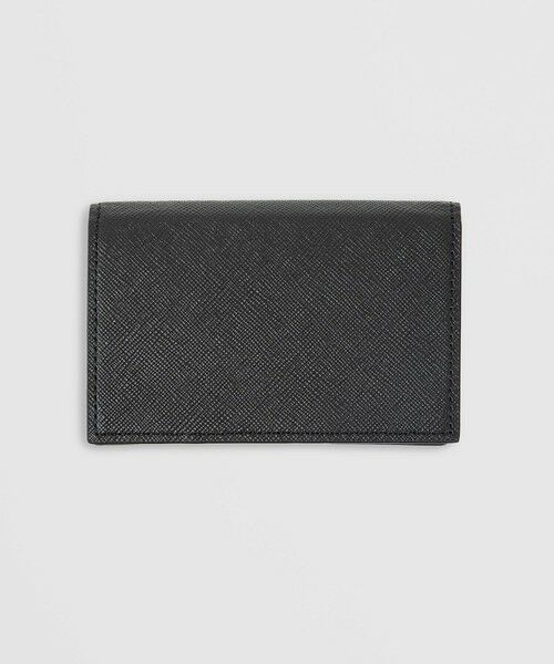 Brooks Brothers/ブルックス ブラザーズ カウレザー バイカラー カードケース ブラック ONE SIZE Brooks Brothers/ブルックス ブラザーズ カウレザー バイカラー カードケース ブラック ONE SIZE