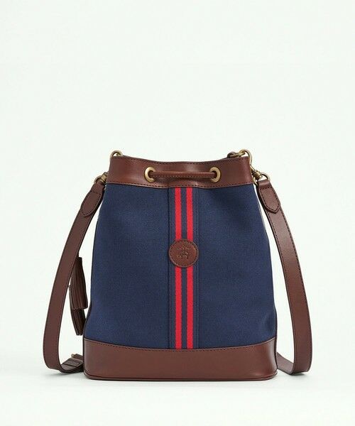 Brooks Brothers/ブルックス ブラザーズ コットンキャンバス バケットバッグ ネイビー ONE SIZE Brooks Brothers/ブルックス ブラザーズ コットンキャンバス バケットバッグ ネイビー ONE SIZE