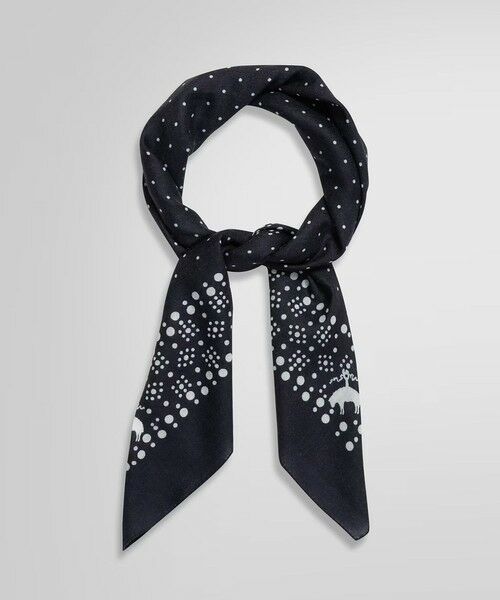 Brooks Brothers / ブルックス ブラザーズ バンダナ・スカーフ | カシミヤ GFロゴ ドット スカーフ | 詳細2