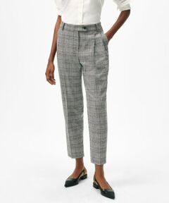 Brooks Brothers / ブルックス ブラザーズ スラックス・ドレスパンツ | ポリエステルブレンド グレンチェック クロップド スラックス