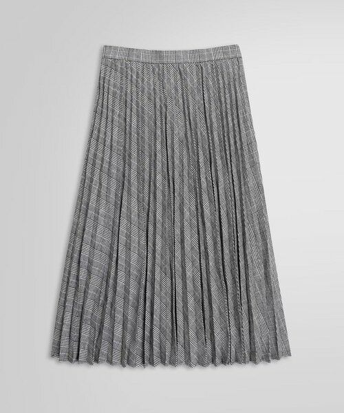 Brooks Brothers / ブルックス ブラザーズ ミニ・ひざ丈スカート | ポリエステルブレンド グレンチェック ミディプリーツスカート | 詳細3