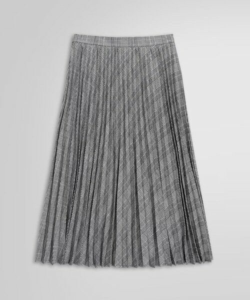 Brooks Brothers / ブルックス ブラザーズ ミニ・ひざ丈スカート | ポリエステルブレンド グレンチェック ミディプリーツスカート | 詳細4