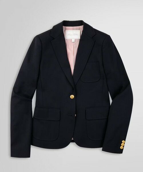 Brooks Brothers / ブルックス ブラザーズ テーラードジャケット | ウール/ポリエステル ストレッチツイル シングル2ボタン ブレザー | 詳細1