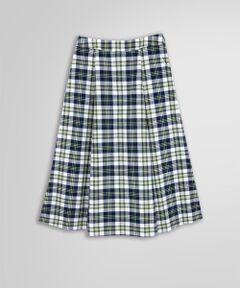 Brooks Brothers / ブルックス ブラザーズ ミニ・ひざ丈スカート | ◆Archive Collection◆コットン マドラスチェック タックフレアスカート