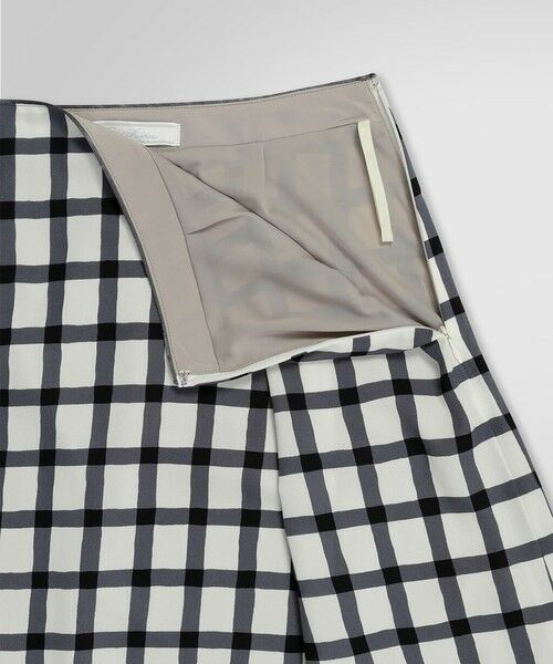 Brooks Brothers / ブルックス ブラザーズ ミニ・ひざ丈スカート | ポリエステル チェックプリント ソフトタックスカート | 詳細2