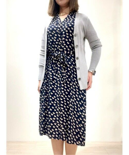 Brooks Brothers / ブルックス ブラザーズ カーディガン・ボレロ | シルクブレンド Vネック リブカーディガン | 詳細7