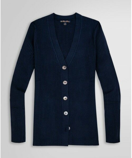 Brooks Brothers / ブルックス ブラザーズ カーディガン・ボレロ | シルクブレンド Vネック リブカーディガン | 詳細19