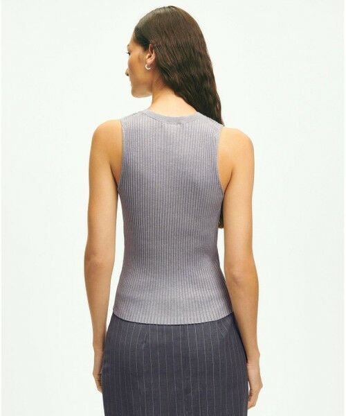 Brooks Brothers / ブルックス ブラザーズ ニット・セーター | シルクブレンド クルーネック ノースリーブセーター | 詳細1