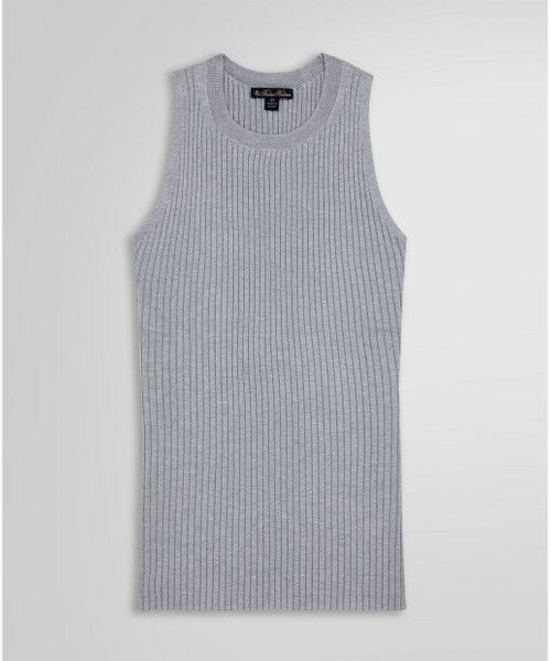 Brooks Brothers / ブルックス ブラザーズ ニット・セーター | シルクブレンド クルーネック ノースリーブセーター | 詳細3
