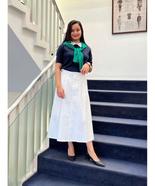 Brooks Brothers / ブルックス ブラザーズ ニット・セーター | キュプラ/コットン バイカラー ポロセーター | 詳細5