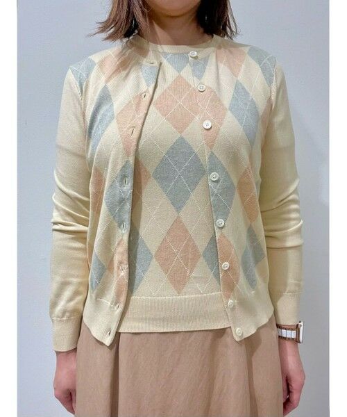 Brooks Brothers / ブルックス ブラザーズ カーディガン・ボレロ | ◆Archive Collection◆コットン アーガイル クルーネックカーディガン | 詳細3