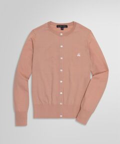 Brooks Brothers / ブルックス ブラザーズ カーディガン・ボレロ | キュプラ/ナイロン GFロゴ クルーネックカーディガン