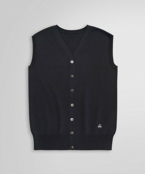 Brooks Brothers/ブルックス ブラザーズ キュプラ/ナイロン ボタンフロント 2Wayベスト チャコールグレー XS Brooks Brothers/ブルックス ブラザーズ キュプラ/ナイロン ボタンフロント 2Wayベスト チャコールグレー XS